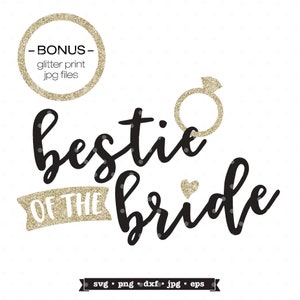 Bestie van de Bruid SVG ontwerp, bruiloftsfeest masker svg bestanden, meid van eer svg, bruiden bestie svg, bruiloft SVG, bruiloft png, bruidsfeest