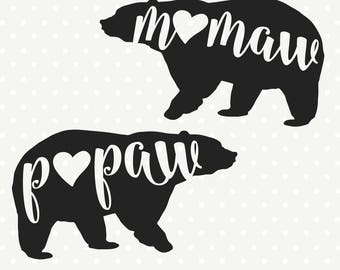 Free Free 341 Pawpaw Bear Svg SVG PNG EPS DXF File