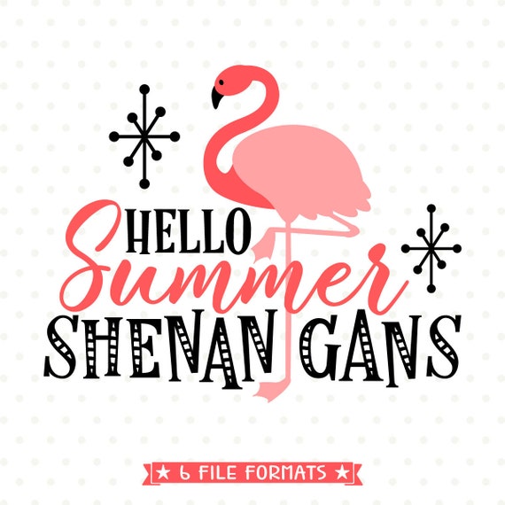 Download Hello Summer Svg Flamingo Svg File Summer Svg File Summer Etsy