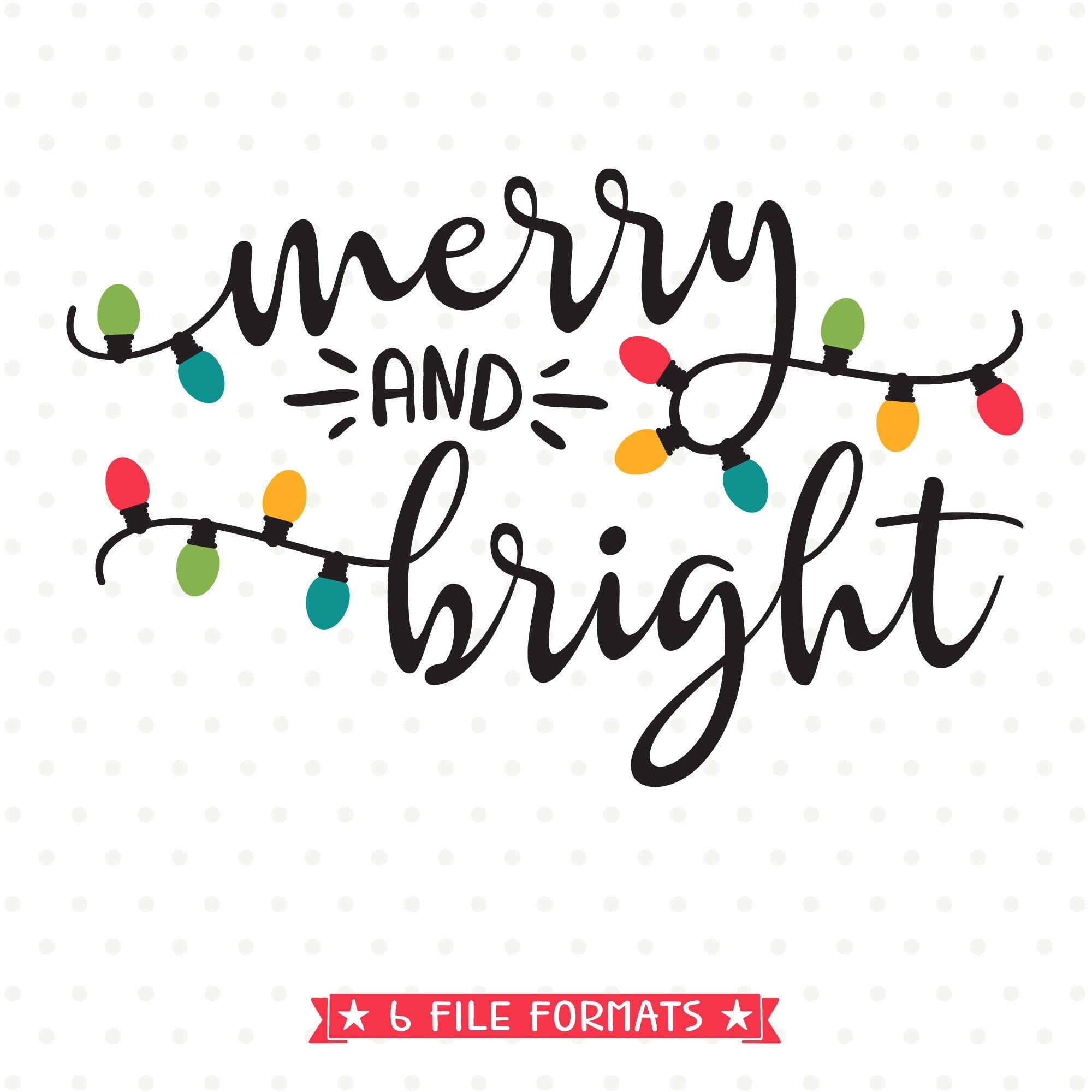 Download Merry and Bright SVG file Christmas SVG Christmas shirt ...