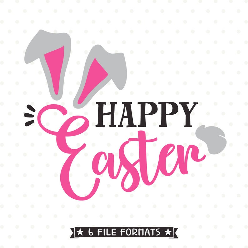 Download Easter SVG file Happy Easter file Bunny Ears svg Easter | Etsy