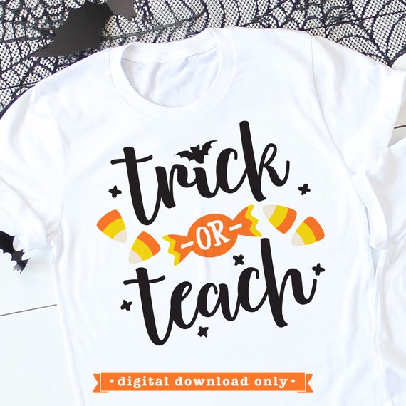 Download Free Halloween Svg Etsy Teacher Halloween Shirt Svg For Cricut Etsy PSD Mockup Template