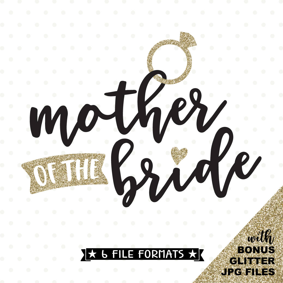 Download Mother of the Bride SVG file Bridal Party shirt iron on file | Etsy
