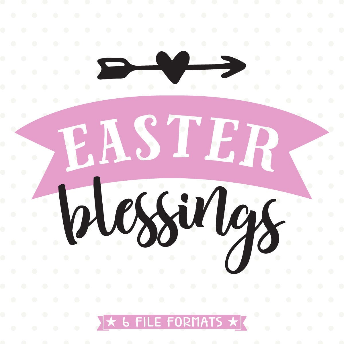 Download Easter Blessings SVG Easter SVG Christian cut file | Etsy