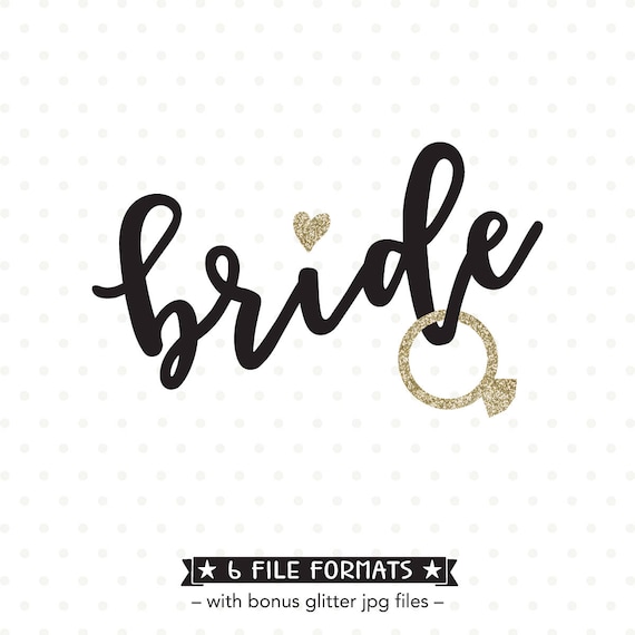 Download Bride Svg File Vinyl Shirt Design For Bride Bride Shirt Iron Etsy