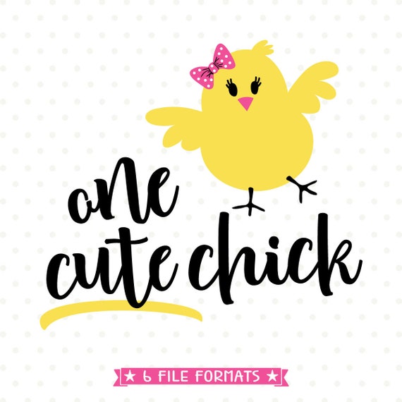 Easter SVG Design One Cute Chick SVG file Easter Chick svg ...