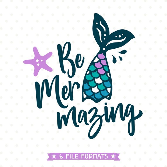 Download Mermaid SVG file Girls tshirt Iron on Transfer printable ...