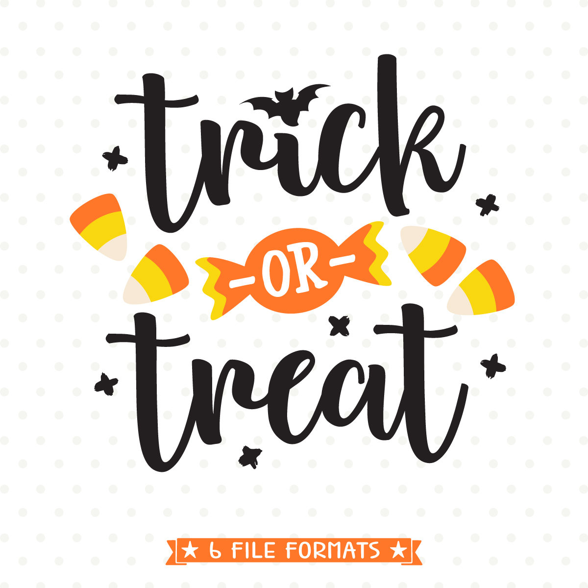 Trick or Treat SVG Halloween SVG File Trick or Treat Bag SVG Etsy