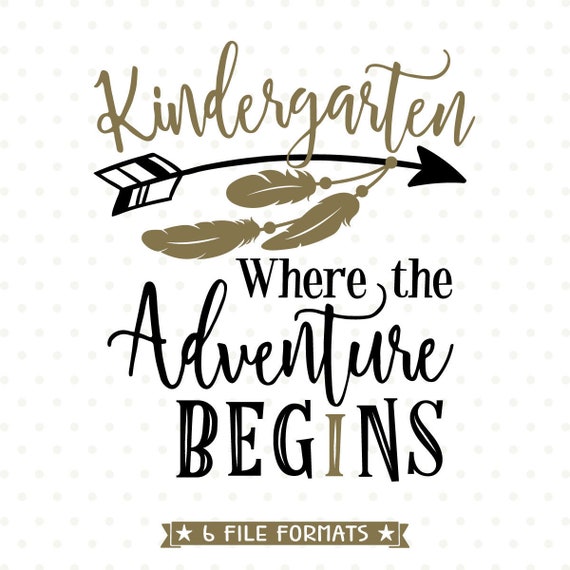 Download First Day of Kindergarten SVG 1st Day of Kindergarten Iron ...