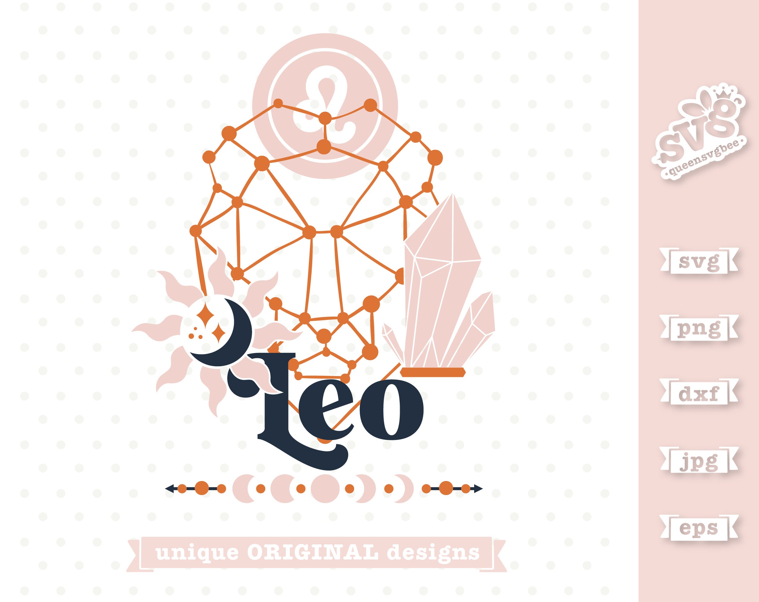 Leo SVG Zodiac Svg Zodiac Sign Svg Celestial Svg Girls - Etsy