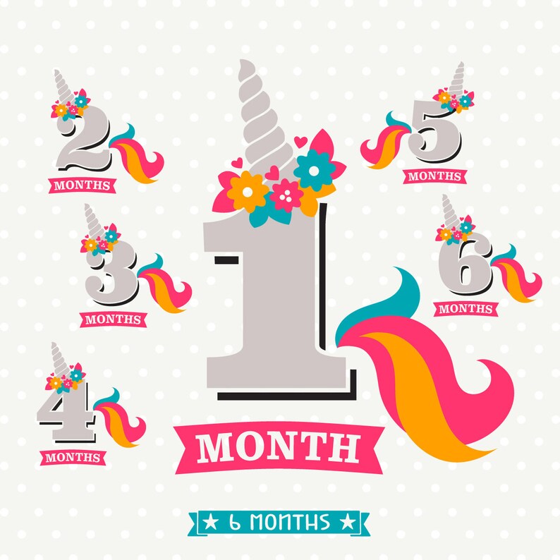 Free Free 341 Baby Monthly Milestone Svg SVG PNG EPS DXF File