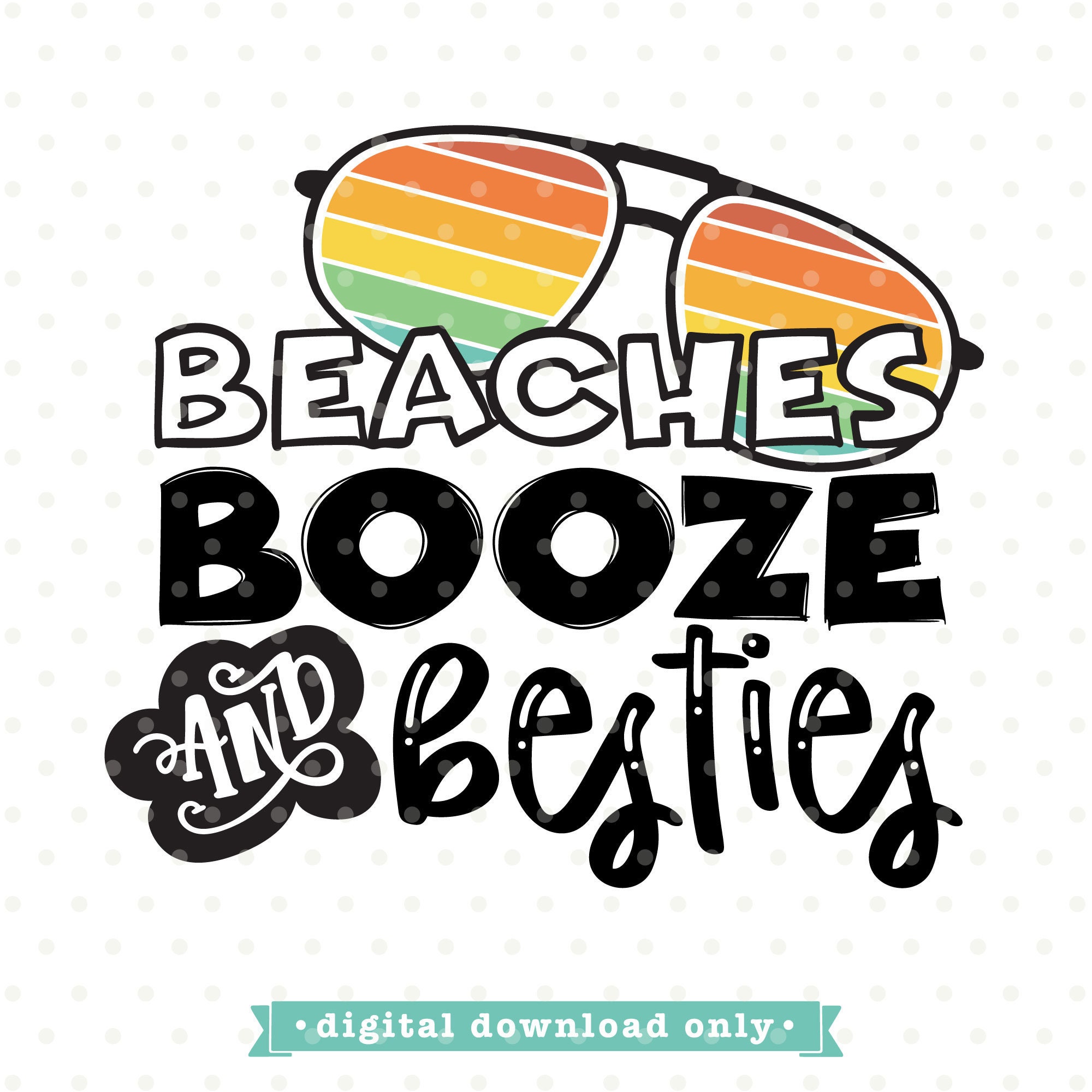 Download Beach SVG girls trip svg vacation svg Beaches Booze and | Etsy