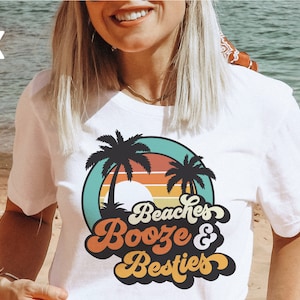 Plage SVG, svg voyage filles, fichier svg tropical, filles vacances svg, conception svg plages alcool et besties, plages png, svg escapade filles