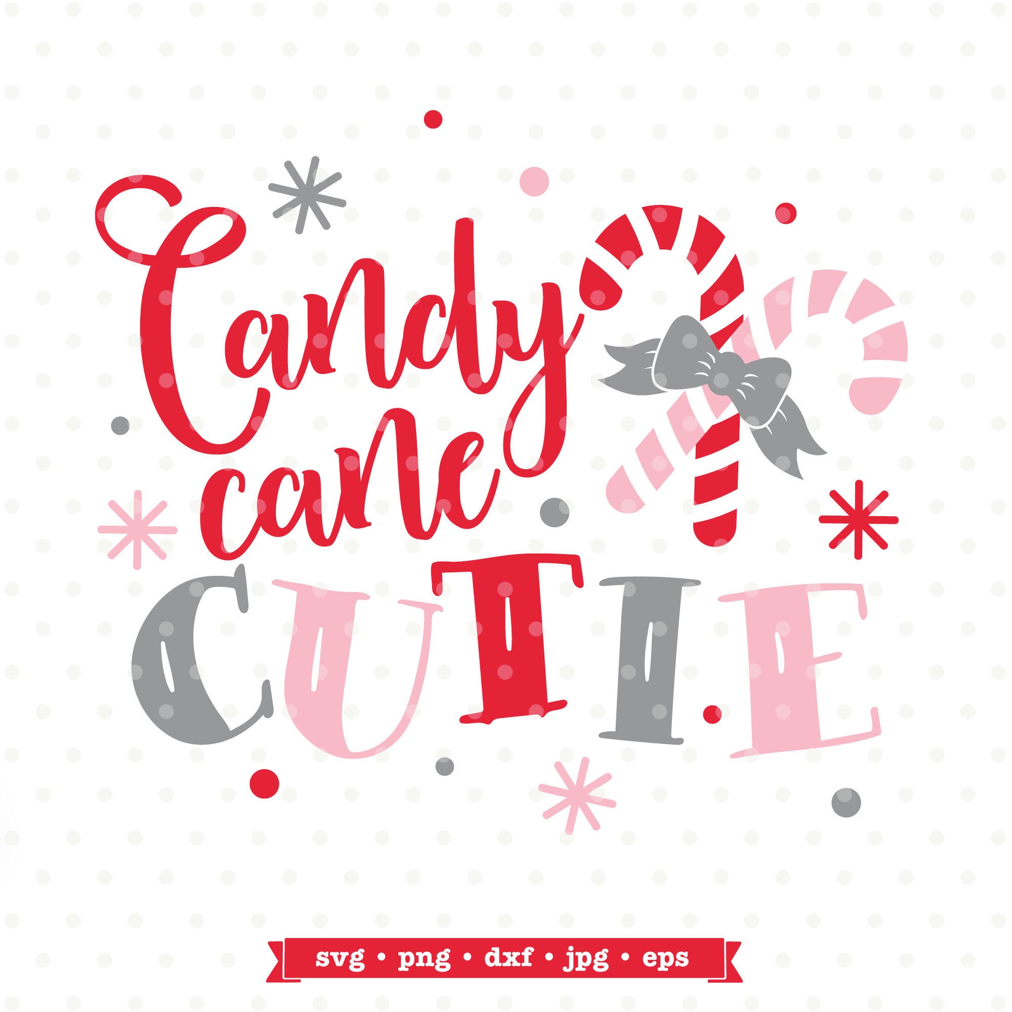 Candy Cane Cutie Svg Cut File Christmas Quote Svg Des - vrogue.co