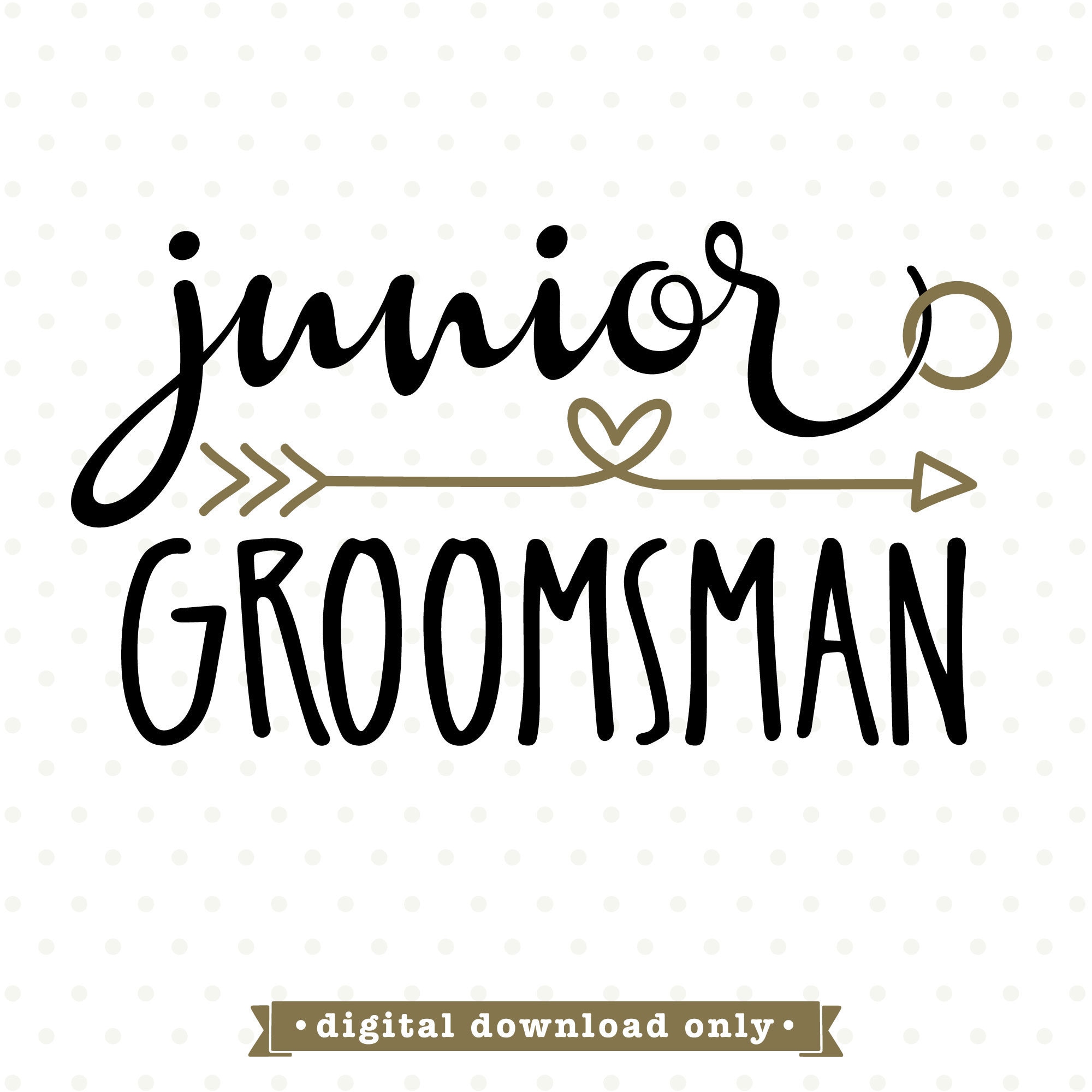 Junior Groomsman SVG Wedding Party Svg Groomsman Gift SVG - Etsy Australia