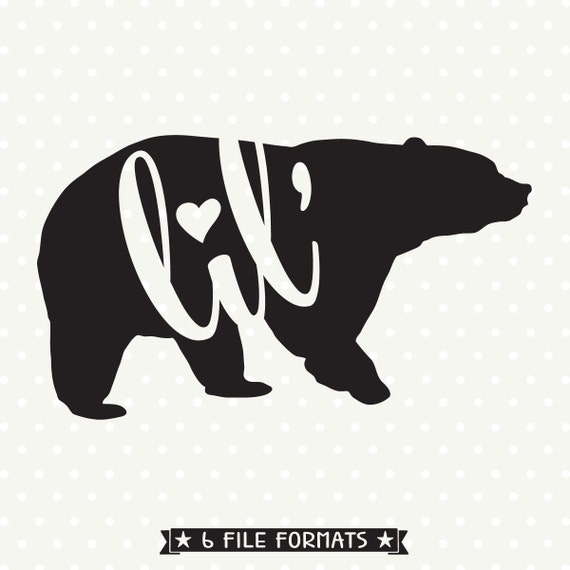 Download Family SVG file Lil Bear SVG file Little Bear Iron on | Etsy