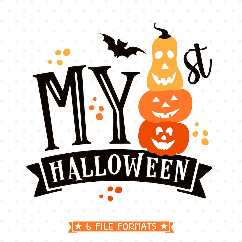 Download My 1st Halloween SVG file First Halloween cut file 1st | Etsy