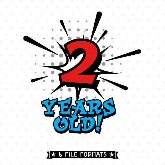 Download Boys 2nd Birthday Svg File Superhero Birthday Shirt Svg Etsy