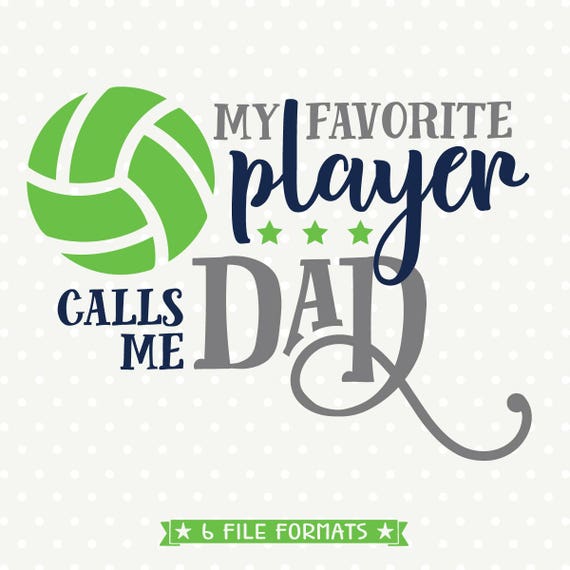Volleyball Dad SVG: Sport Design, Commercial Use File