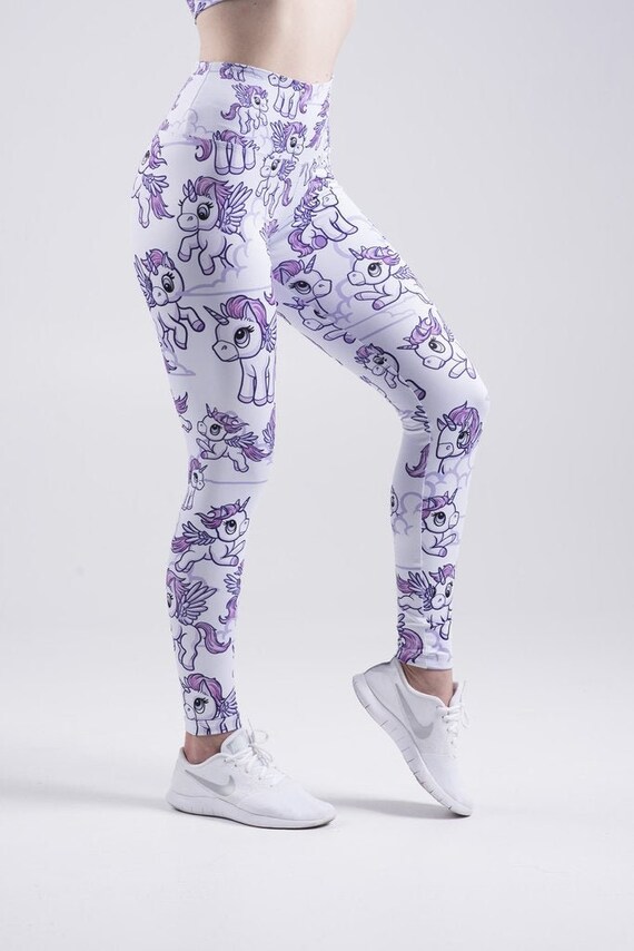 unicorn yoga leggings