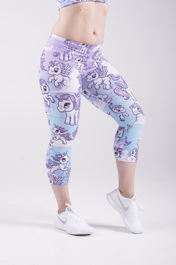 unicorn yoga leggings