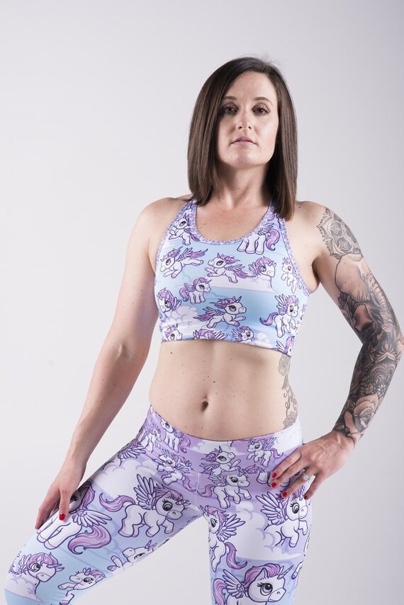 unicorn sports bra