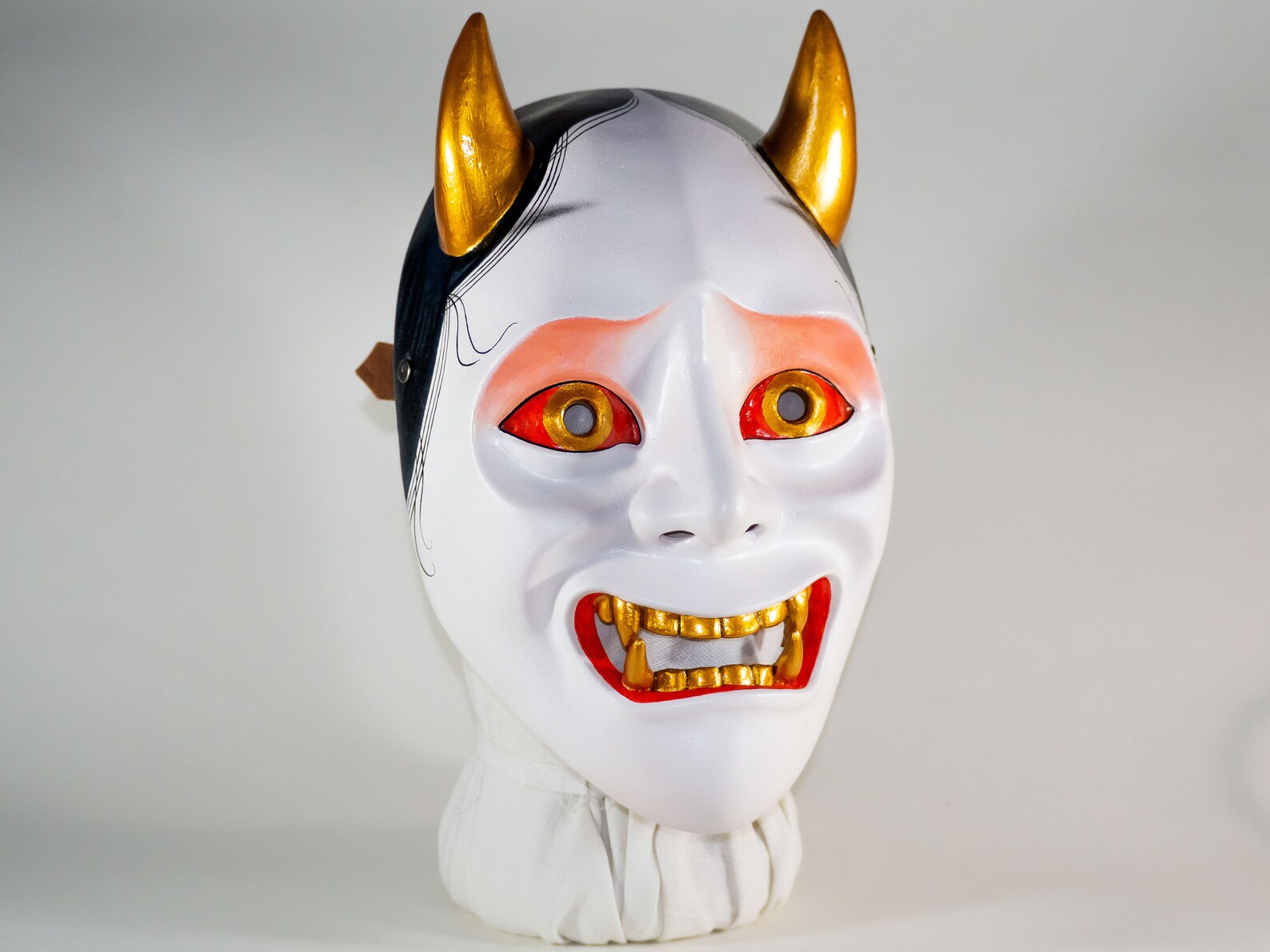 Namanari Hannya. Máscara Hannya. Hannya Blanco. Etsy