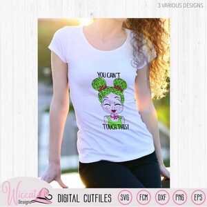 Cactus meisje svg, stripfiguur svg, vrouw svg, tiener svg, svg, dxf, fcm, scanncut, digitaal, cricut svg, snijbestand, silhouet bestand