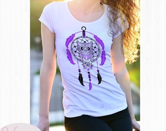 Owl in a Dreamcatcher svg, animals svg, scanncut Fcm, svg for Cricut, t shirt design, die cut, dxf cut file, vinyl craft, plotter file