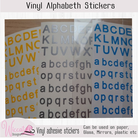 Rose Gold English Letters Sticker – Veronique's Shop