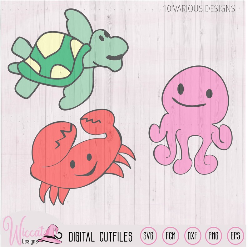 Download Sea animals svg under the Sea svg SVG Sea Bundle Shark svg ...