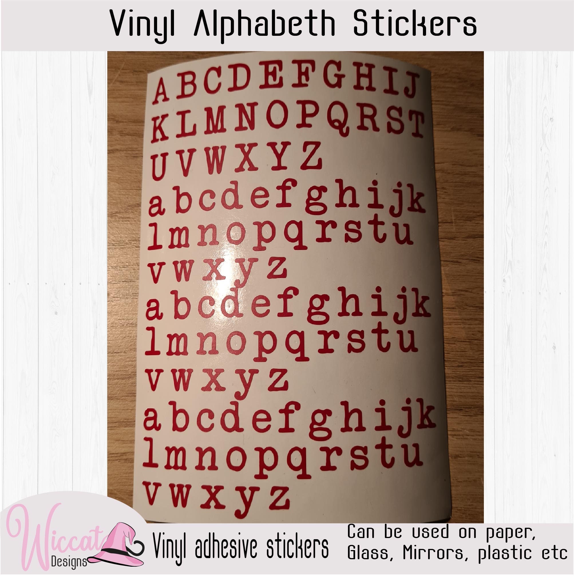 Old typewriter Alphabet small letter stickers in different Etsy
