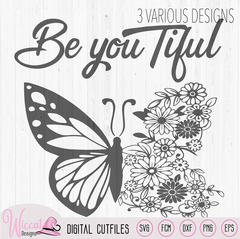 Download Bloemen vlinder bloemen quote valentijn svg liefde svg | Etsy