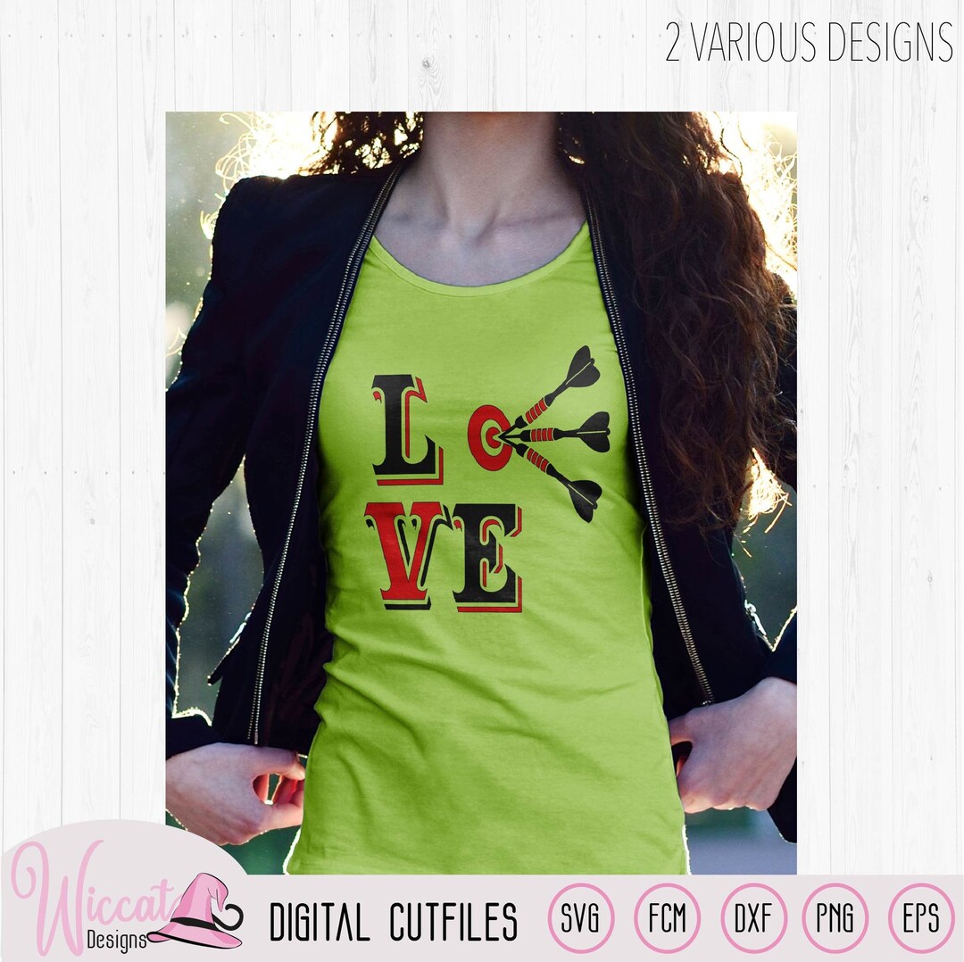 I Love Darts, Darts Board, Dart Game, Dart Quote, Bulls Eye Darts, Svg