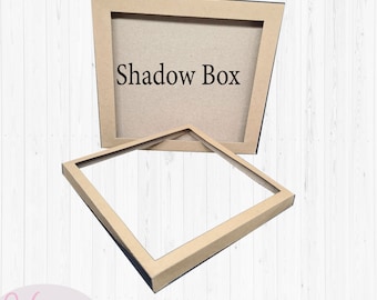 Shadow Box Template SVG, Light Box Template SVG, paper craft, Shadowbox frame svg