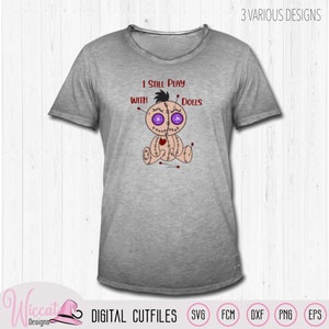 Voodoo pop, voodoo quote, halloween Lijn tekening svg, Gothic svg, fcm bestand, dxf bestand, scanncut bestand, plotter bestand