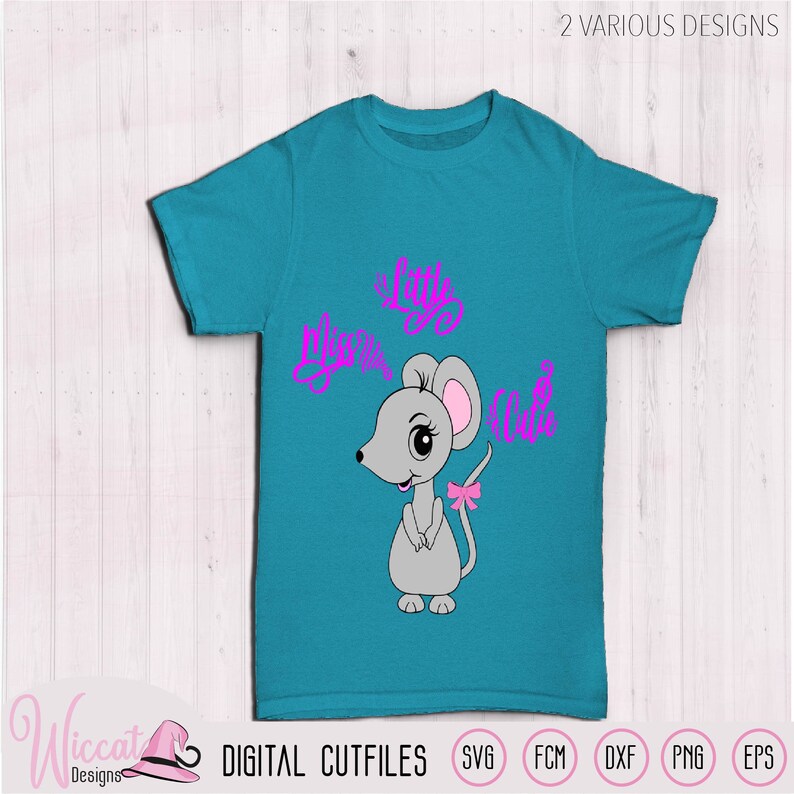 Download Cute girly Mouse svg Little miss cutie svg girls tshirt | Etsy