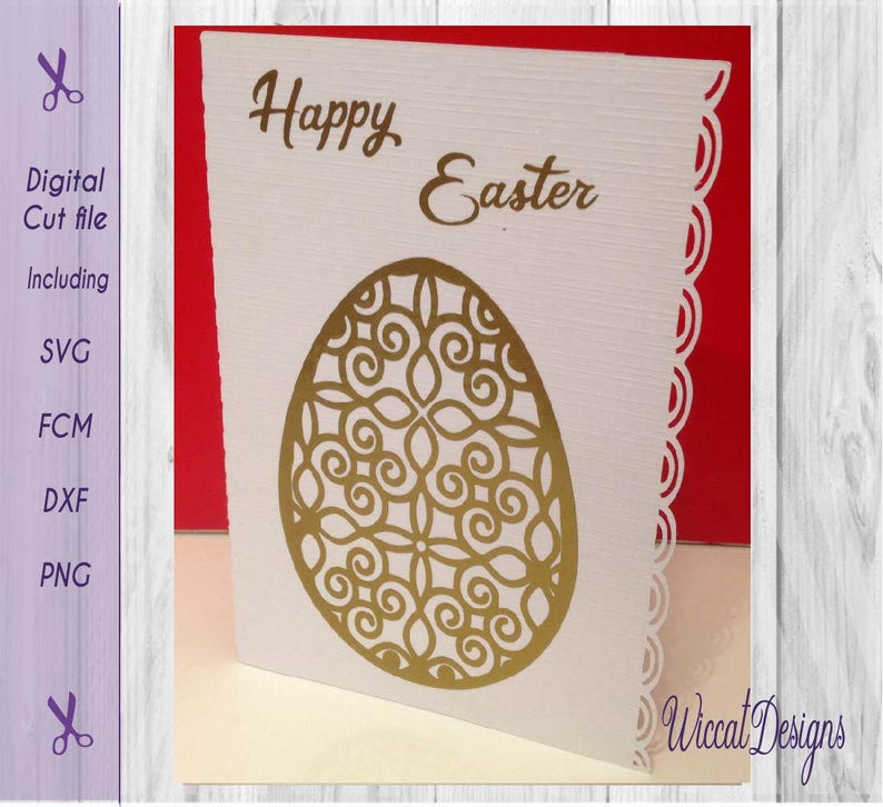 Download Easter card Happy Easter Easter svg swirl egg svg svg | Etsy
