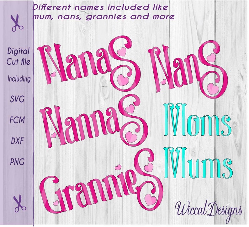 Download Svg bundle Mothers day bundle Cupcake quote svg Grandma | Etsy