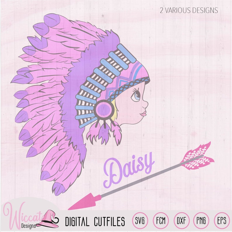 Download Indian Boho girl Young Free svg headdress svg girls T ...