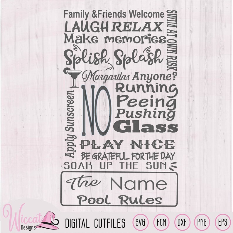 Download Pool Rules Sign Scanncut Fcm File Word Art Vinyl Craft Beach Sign Cricut Svg Swimming Pool Sign Journal Cover Svg Digital Cut File Clip Art Art Collectibles Kromasol Com