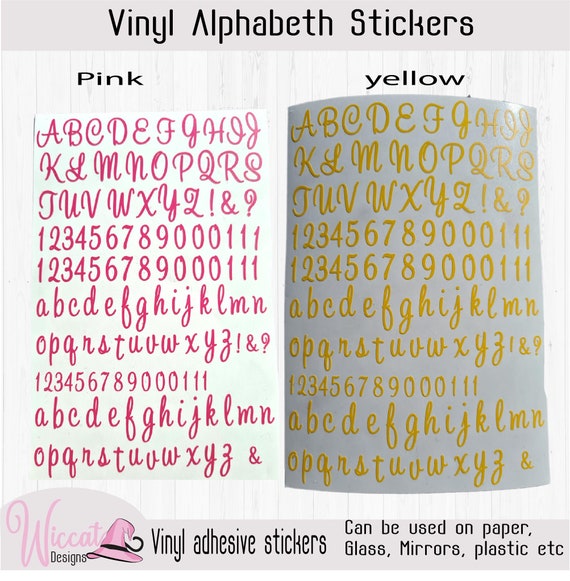 Big Font Alphabet Letter Stickers, Caps, 3-Inch, 26-Count