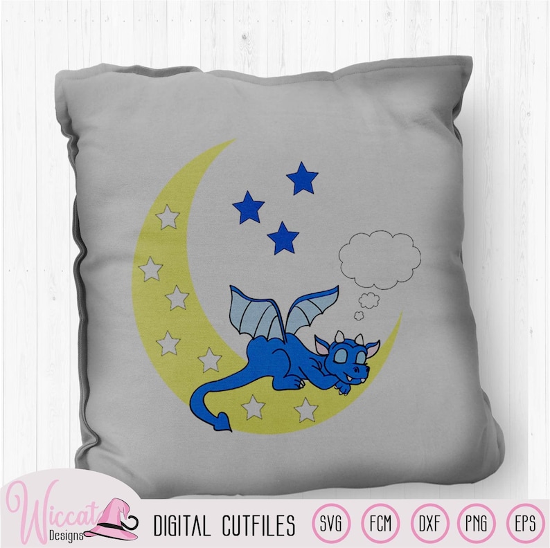 Download Clip Art Sleeping Dragon On The Moon Baby Dragon Svg Baby Gift Scanncut Vinyl Craft Wall Decor Nursery Dragon Newborn Dxf File Svg Cricut Art Collectibles