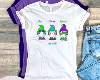 See hear and speak no evil gnomes svg, 3 Gnomes svg, cricut svg, plotter file