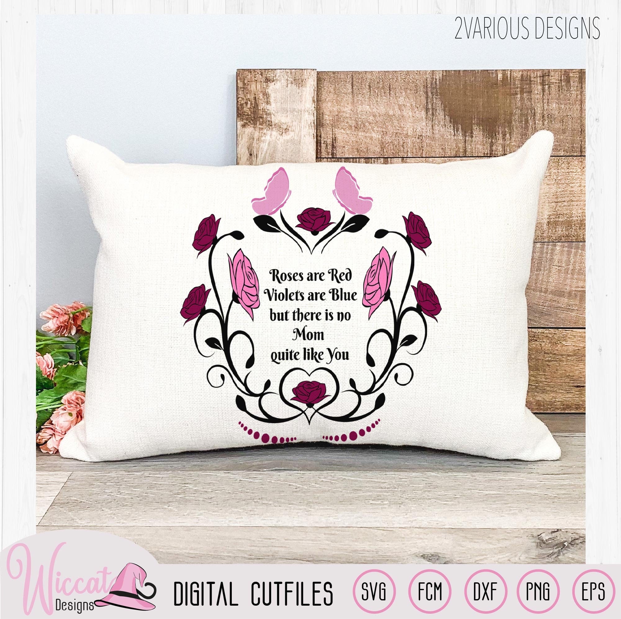 Download Mother Quote With Roses Mom Roses Are Red Mum Quote Svg Etsy