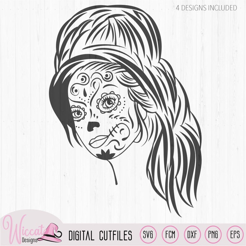 Download Goth File Intricate Svg Files Woman Sugar Skull Svg Day Of The Dead Teenager Svg Cricut Doodle Cut File Tattered Lace Line Art Svg Clip Art Art Collectibles Kromasol Com