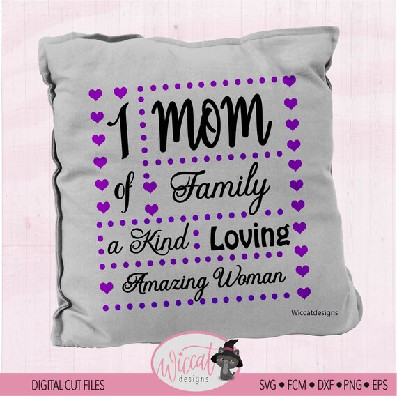 Download Mom Pillow Svg Svg Cut File Mom Gift Mother Svg Cricut Etsy