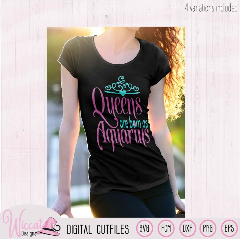 Download February woman svg Aquarius Queen svg Queens are born as Aquarius January birthday svg scanncut ...