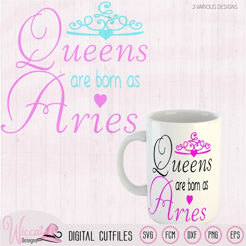 Download Aries Queens born in april svg Zodiac quote Aries woman svg | Etsy