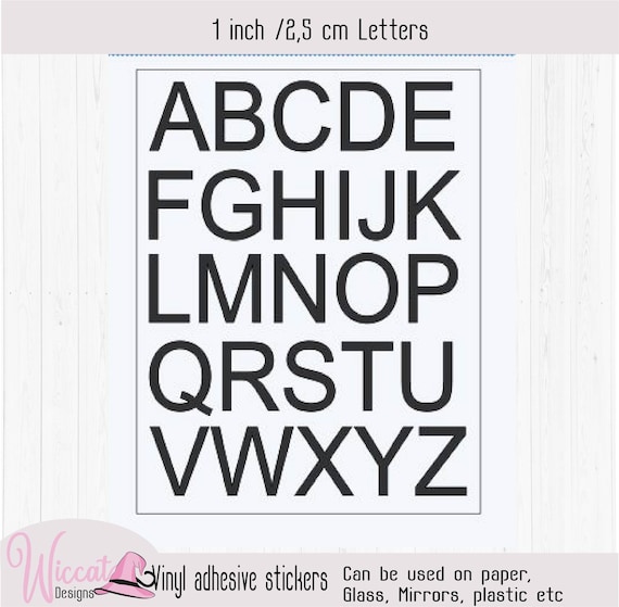 Small Letters, Modern Letters, Alphabet Stickers, Letter Stickers